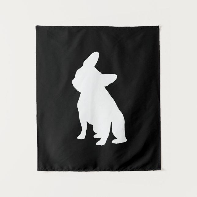 french bulldog simple | frenchie cute gift tapestry (Front)