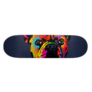French Bulldog Skateboard