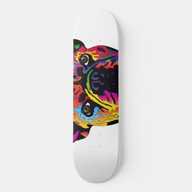 French Bulldog Skateboard (Front)