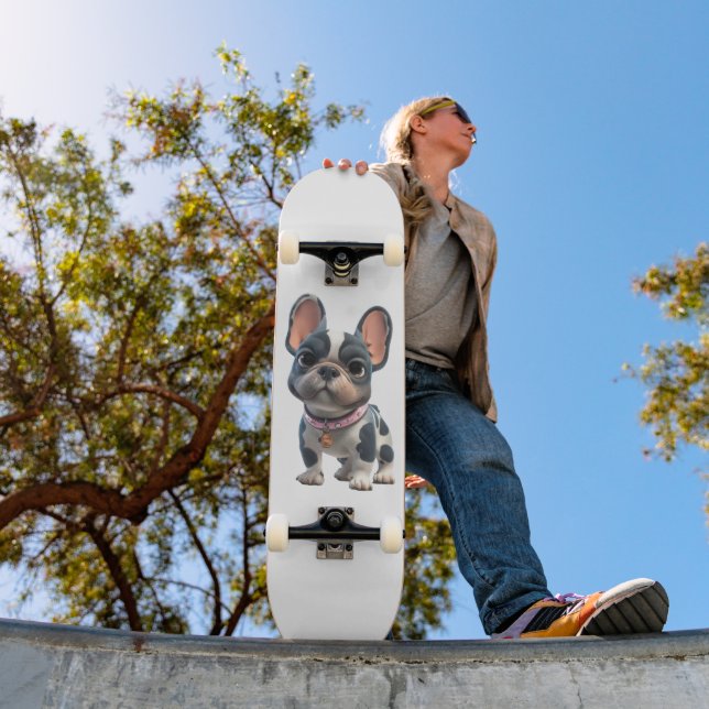 French Bulldog Skateboard (Outdoor 1)