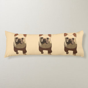 French Bulldog, Soft Peach Body Cushion