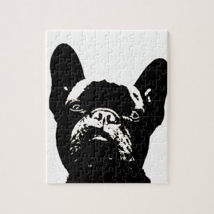 French Bulldog Stencil Jigsaw Puzzle