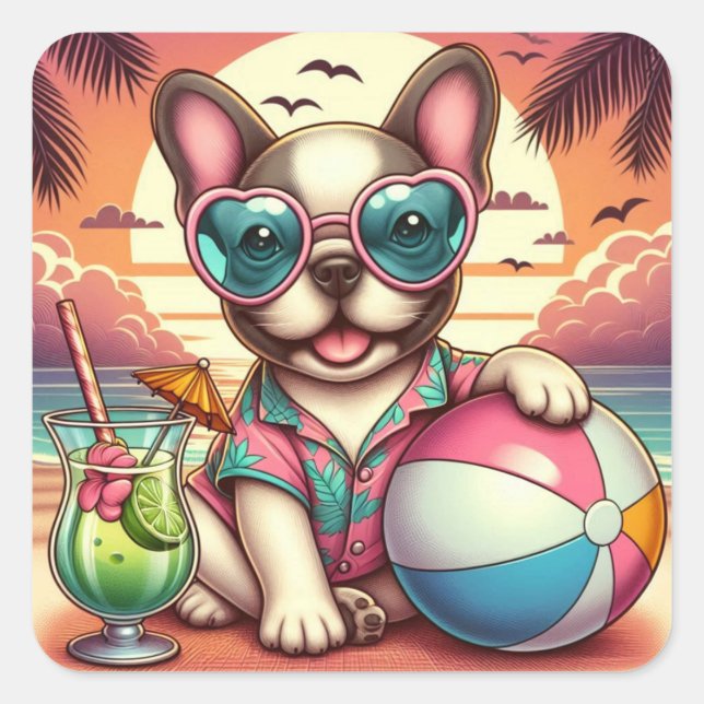 French Bulldog Sticker (Front)