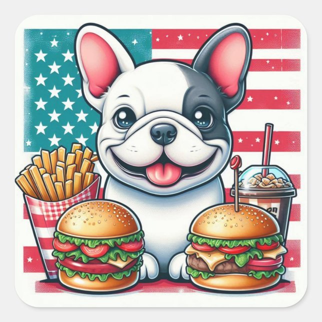 French Bulldog Sticker (Front)