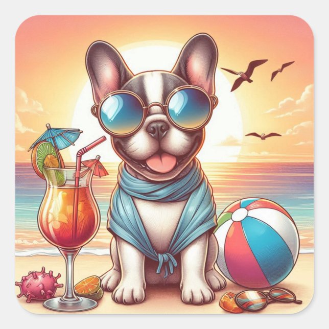 French Bulldog Sticker (Front)