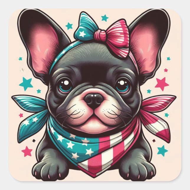 French Bulldog Sticker (Front)