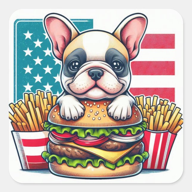 French Bulldog Sticker (Front)