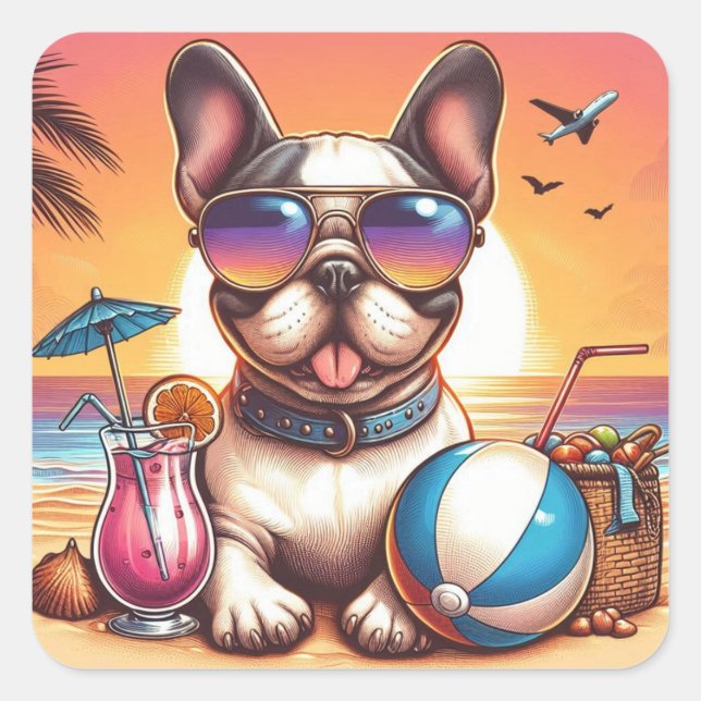 French Bulldog Sticker (Front)