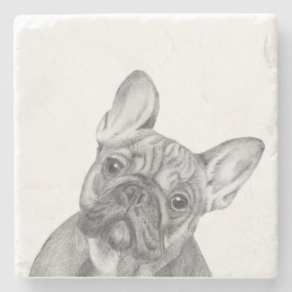 French Bulldog Stone Coaster