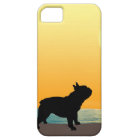 French Bulldog Surfside Sunset
