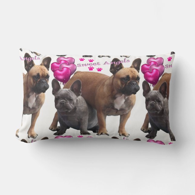 French bulldog Sweet Angels, cushions (Front)