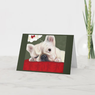 French Bulldog Sweet Dreams Holiday Card