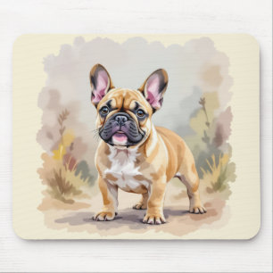 French Bulldog Tan Fawn-Coloured Cute Frenchie Dog Mouse Mat