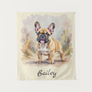 French Bulldog Tan Fawn-Coloured Cute Frenchie Dog Tapestry