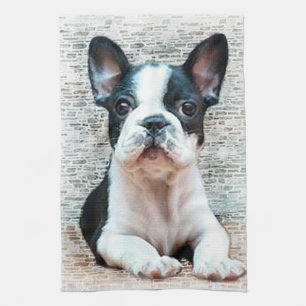 French Bulldog Tea Towel
