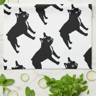 French Bulldog Tea Towel