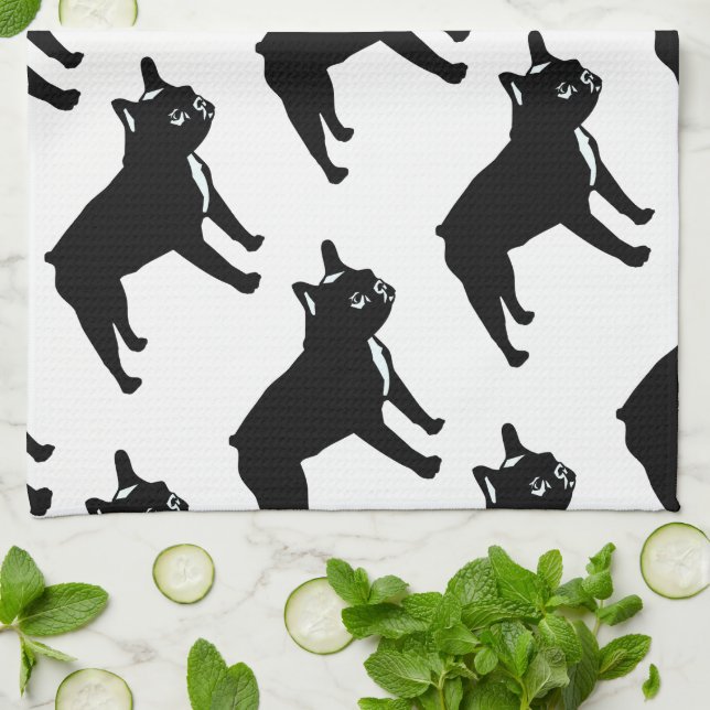 French Bulldog Tea Towel (Folded)