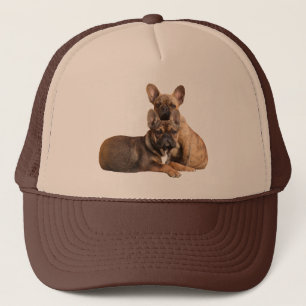 French Bulldog the King Kappe Trucker Hat
