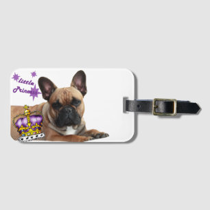 French Bulldog the King Luggage Tag