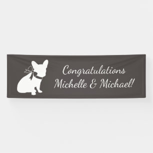 French Bulldog Theme Party - Baby Shower Neutral Banner