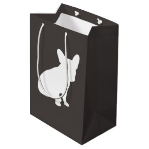 French Bulldog Theme Party - Baby Shower Neutral Medium Gift Bag