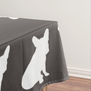 French Bulldog Theme Party - Baby Shower Neutral Tablecloth