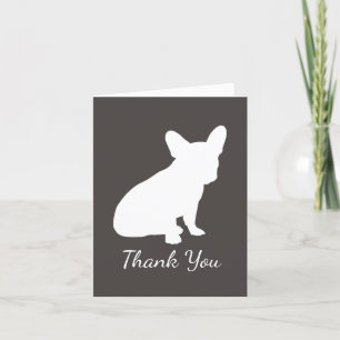French Bulldog Theme Party - Baby Shower Neutral Thank You Card