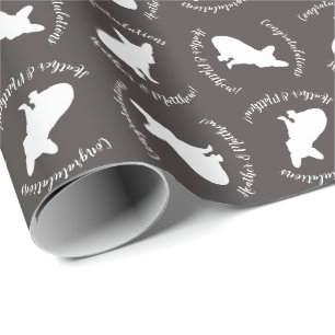 French Bulldog Theme Party - Baby Shower Neutral Wrapping Paper