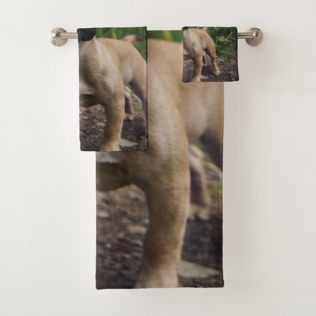 French Bulldog Throw Pillow Bath Towel Set (Insitu)