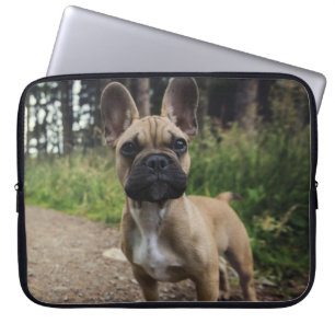French Bulldog Throw Pillow Laptop Sleeve