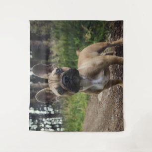 French Bulldog Throw Pillow Tapestry