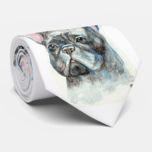 French bulldog tie