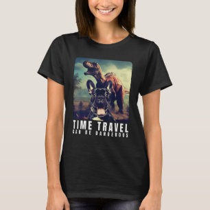 French Bulldog Time Travel Can Be Dangerous French T-Shirt