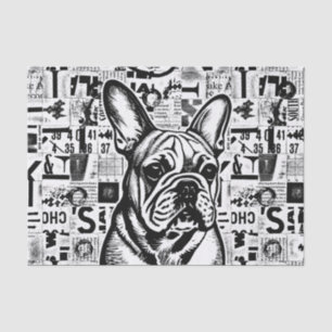 French Bulldog Tissue or Decoupage Paper