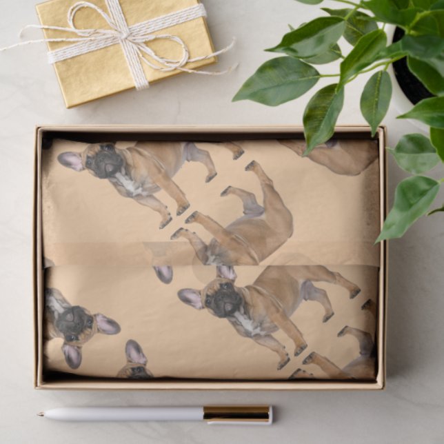 French Bulldog  Tissue Paper (Gift)