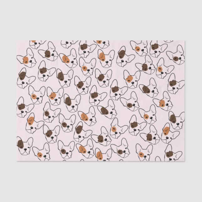 French Bulldog Tissue Paper (Front)