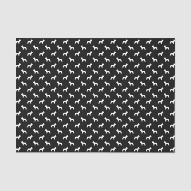 French Bulldog tissue paper (Front)