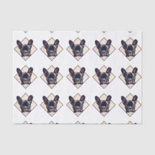 French bulldog tissue paper
