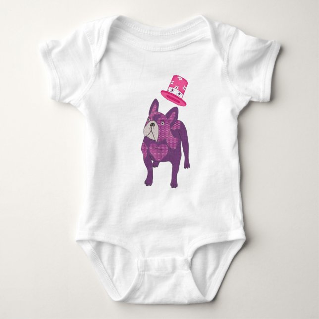 French Bulldog Top Hat New Year (Front)