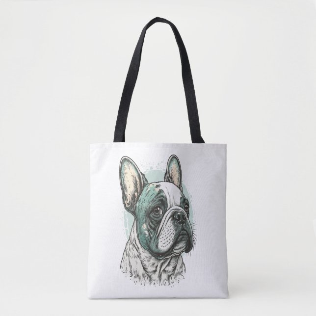 French bulldog tote bag (Front)
