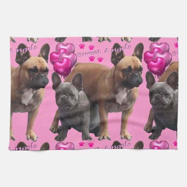 French Bulldog Towel (Horizontal)