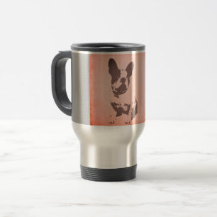 French bulldog travel Mug