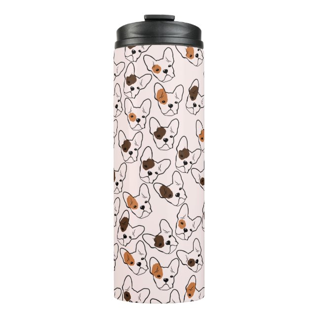 French Bulldog Travel Mug (Front)