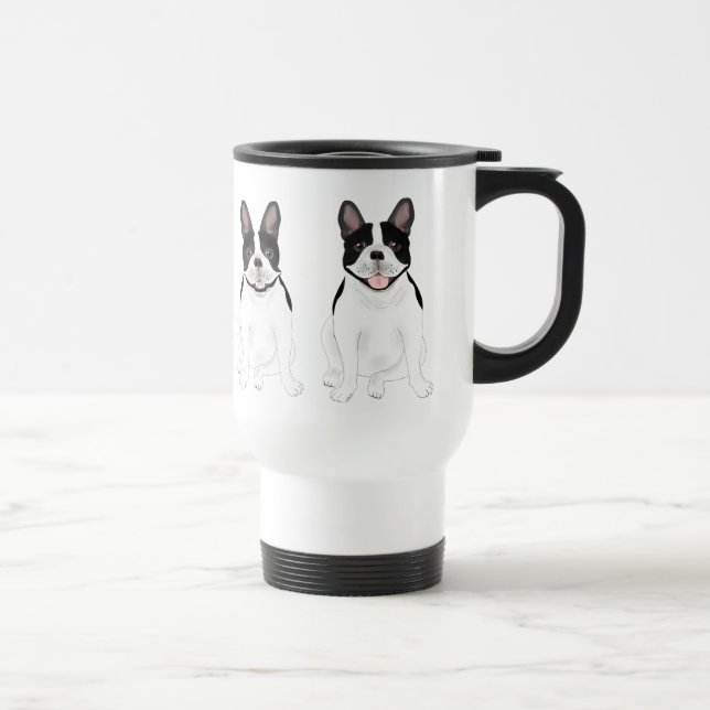 French Bulldog Travel Mug (Right)