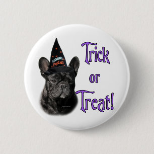 French Bulldog Trick 6 Cm Round Badge