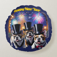 French Bulldog Tuxedo New Year