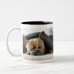 French Bulldog Two-Tone Coffee Mug
