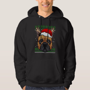 French Bulldog Ugly Christmas Pajama Cute Dog Antl Hoodie