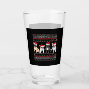 French Bulldog Ugly Christmas Sweater Essential T- Glass