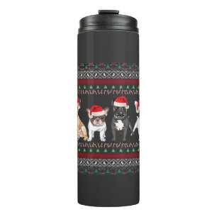 French Bulldog Ugly Christmas Sweater Essential T- Thermal Tumbler